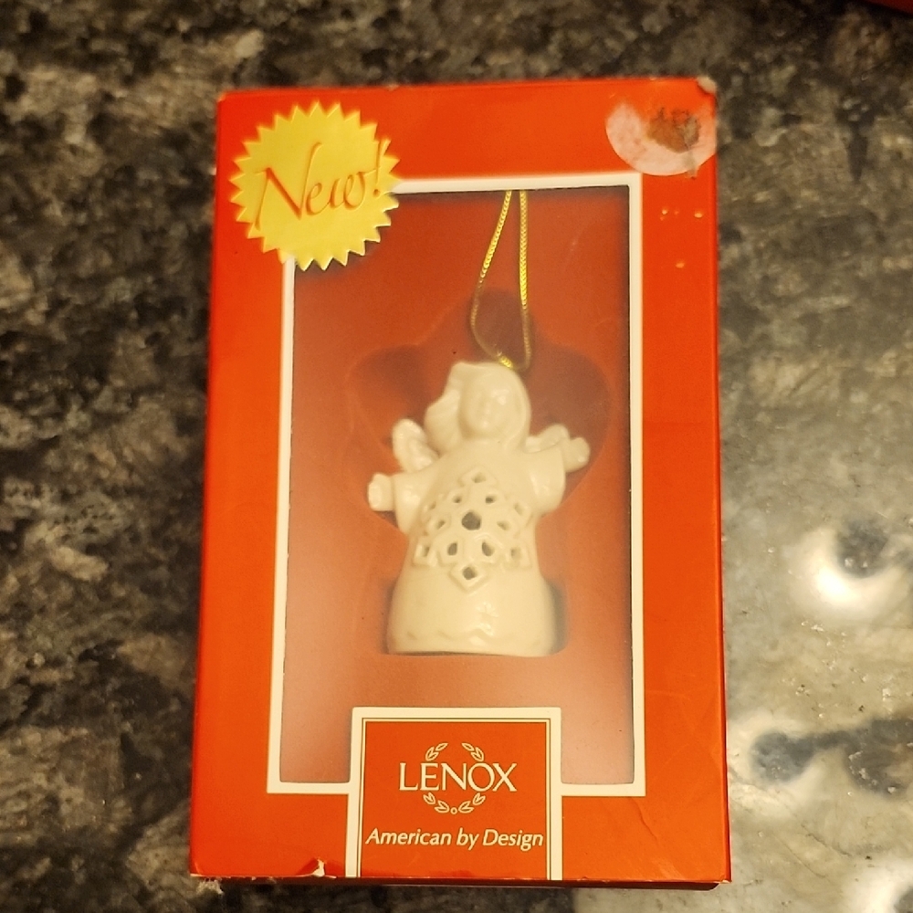 Lenox Cream Holiday Ornaments